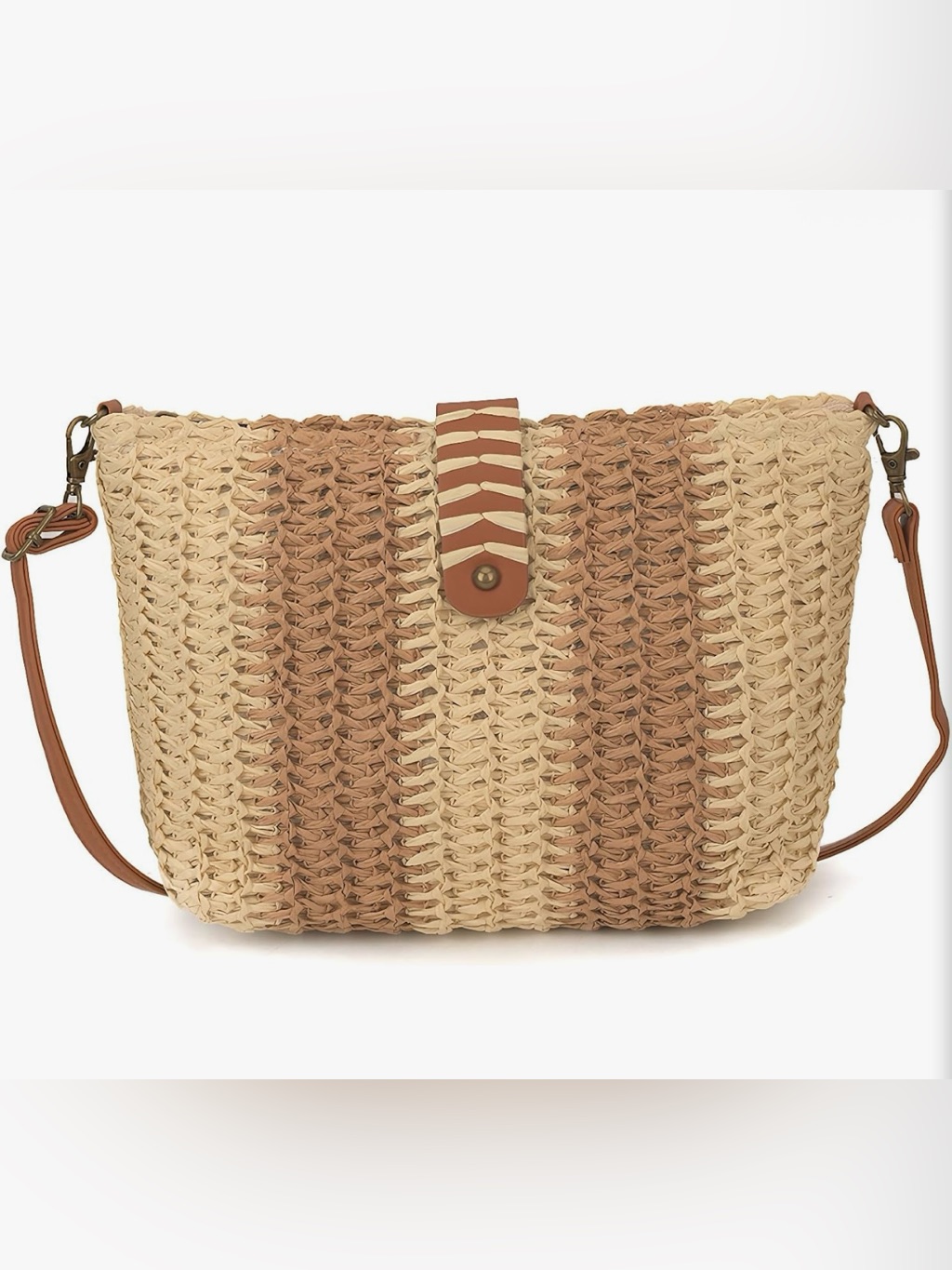 Straw Raffia Beach Bags For Women 2026 Trendy, New Summer Woven Bag